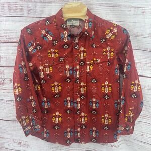 Cody James Shirt Mens XL Southwestern Geometric Pearl Snap Western Cowboy‎ Rodeo